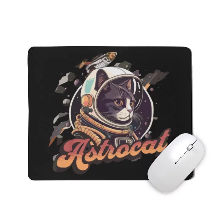 Cat Astrocat Gift For Loved One Mousepad