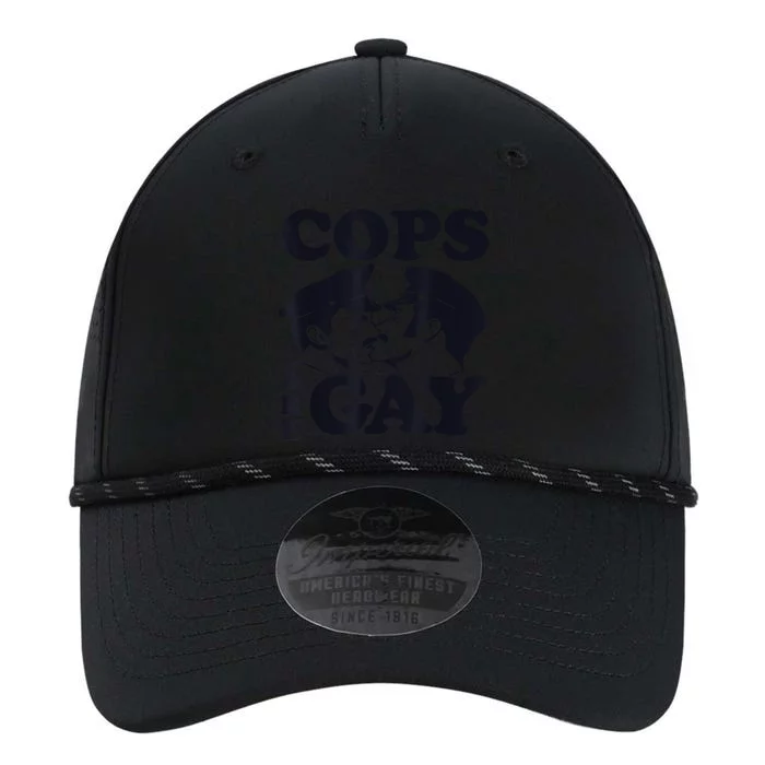 Cops Are Gay LGBT Funny Apparel Performance The Dyno Cap