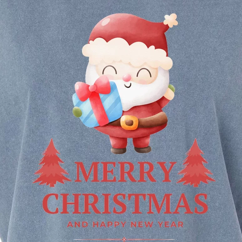 Christmas And Happy New Year Garment-Dyed Women's Muscle Tee