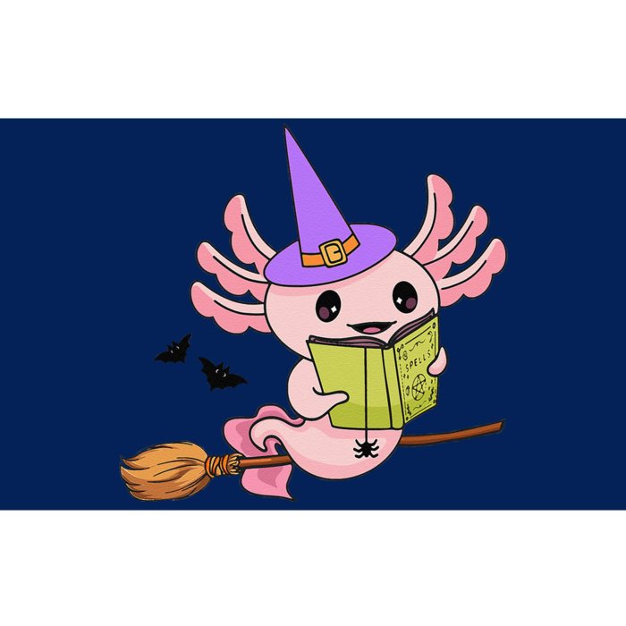 Cute Axolotl Halloween Axolotl Witch Casting Spells Bumper Sticker