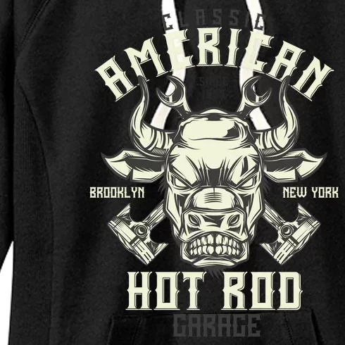 Classic American Hot Rod Women's Fleece Hoodie