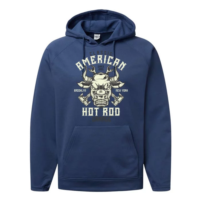 Classic American Hot Rod Performance Fleece Hoodie