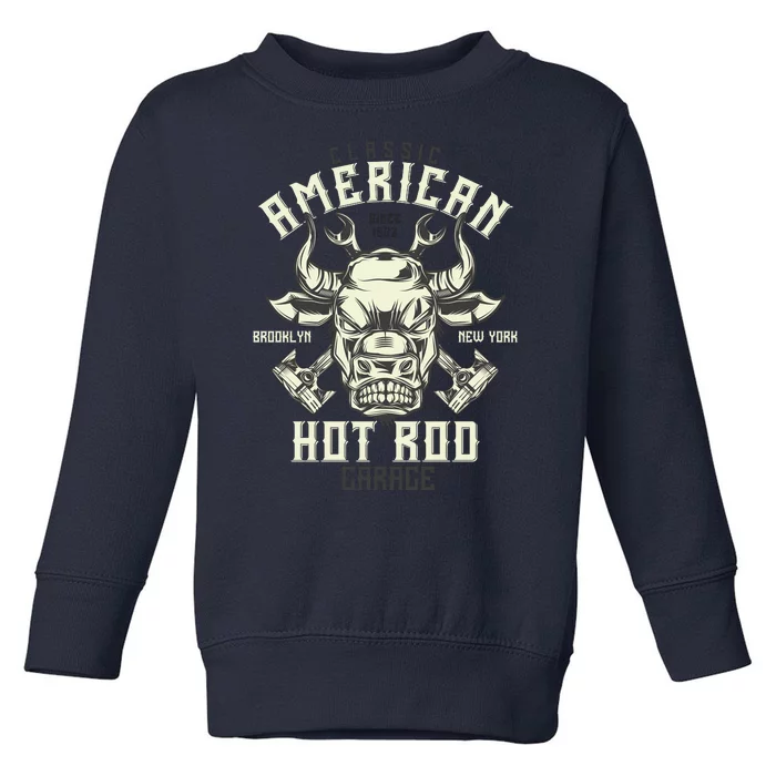 Classic American Hot Rod Toddler Sweatshirt