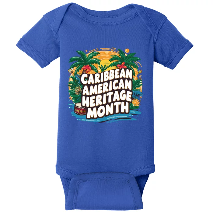 Caribbean American Heritage Month Gift Baby Bodysuit