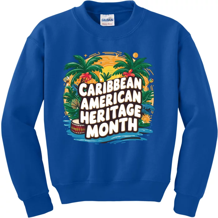 Caribbean American Heritage Month Gift Kids Sweatshirt