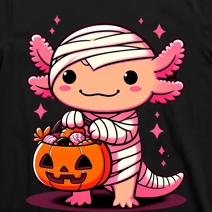 Cute Axolotl Halloween Costume T-Shirt