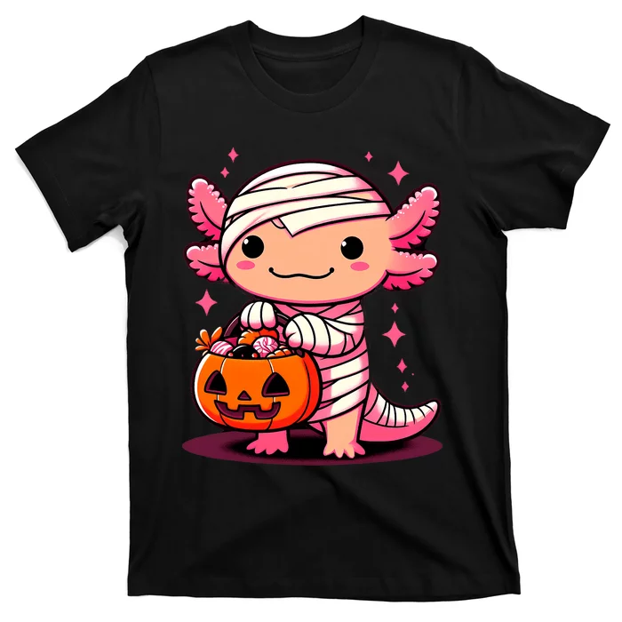 Cute Axolotl Halloween Costume T-Shirt