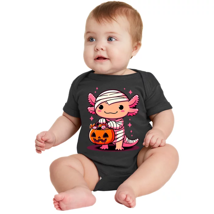 Cute Axolotl Halloween Costume Baby Bodysuit