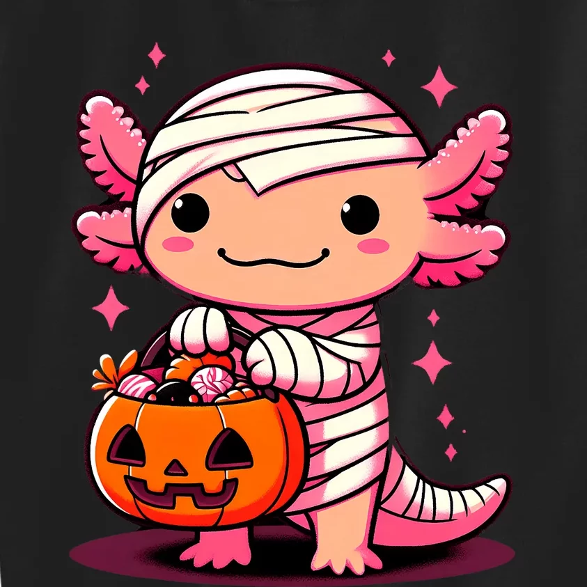 Cute Axolotl Halloween Costume Kids Sweatshirt