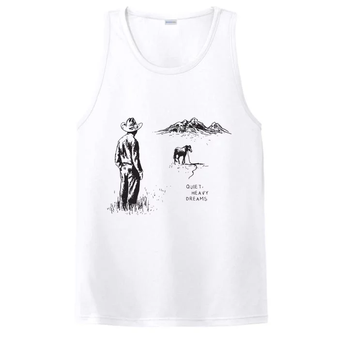 Cowboy American Heartbreak Country Music Women Performance Tank