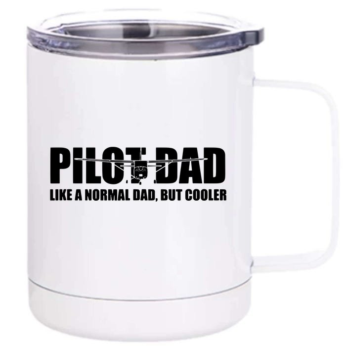 C172 Aviation Humor Funny Pilot Father Pilot Dad Front & Back 12oz Stainless Steel Tumbler Cup