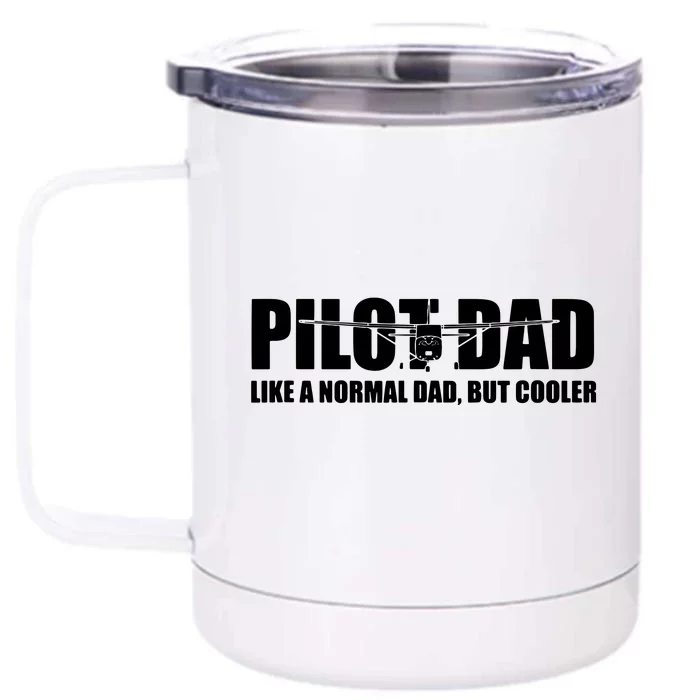 C172 Aviation Humor Funny Pilot Father Pilot Dad Front & Back 12oz Stainless Steel Tumbler Cup