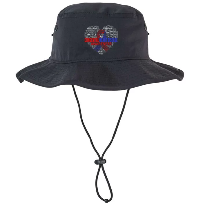 CHD Awareness Heart Disease Fighting Hope Support Warrior Legacy Cool Fit Booney Bucket Hat