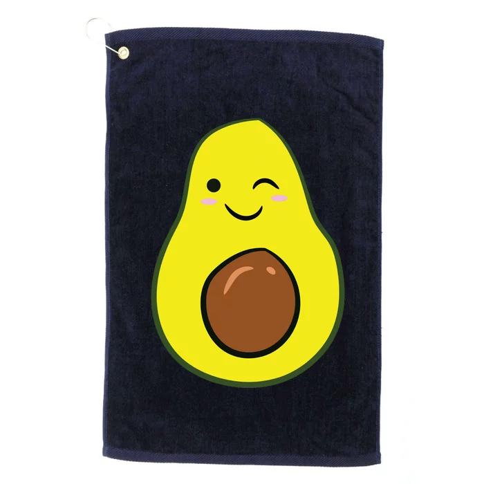 Cute Avocado Halloween Costume Kawaii Avocado Platinum Collection Golf Towel