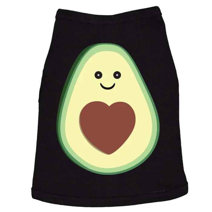 Cute Avocado Heart Love Doggie Tank