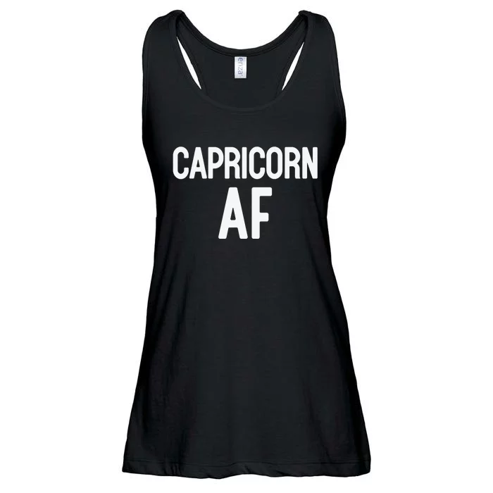 Capricorn AF Horoscope Astrological Sign Ladies Essential Flowy Tank