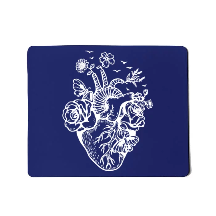 Cute Anatomical Heart Cardiac Nurse Student Gift Mousepad