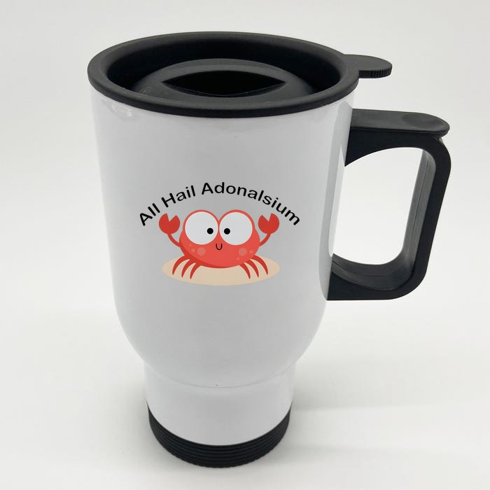 Crab All Hail Adonalsium Front & Back Stainless Steel Travel Mug