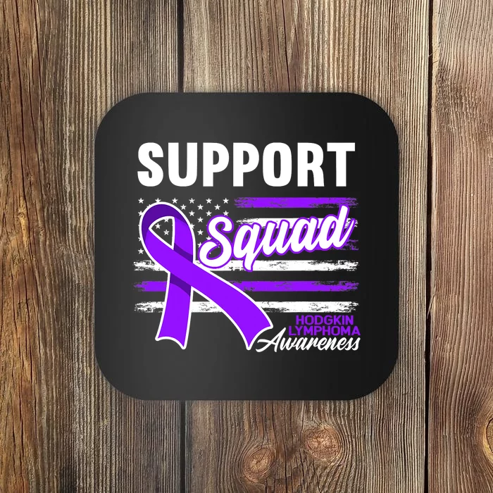 Cancer Awareness I Support Squad I Hodgkin Lymphoma Coaster