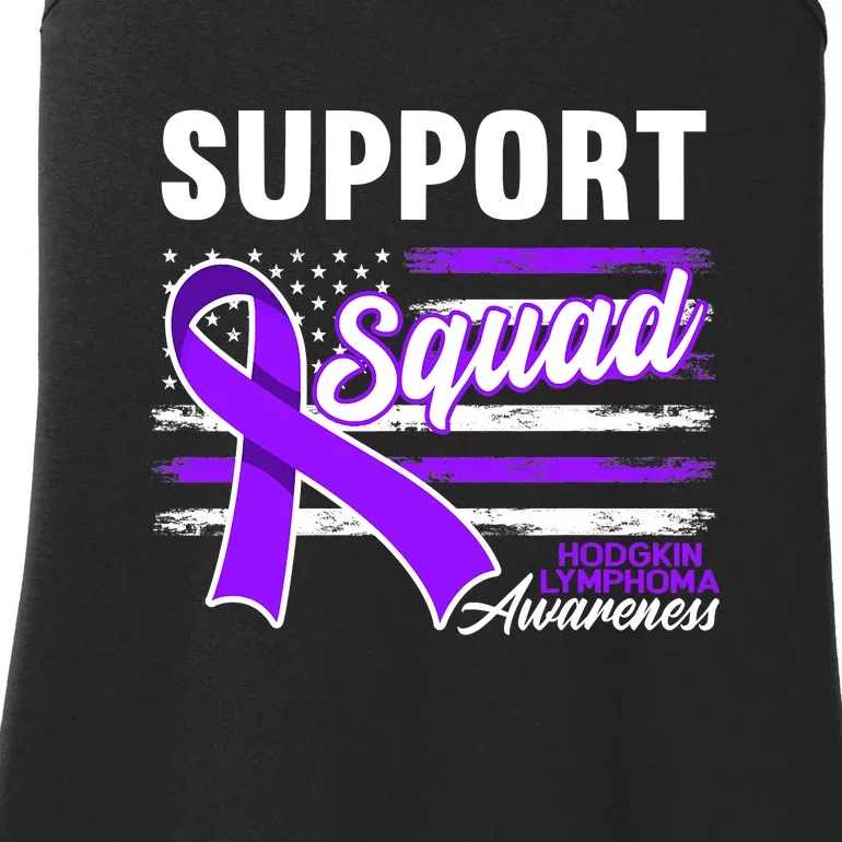 Cancer Awareness I Support Squad I Hodgkin Lymphoma Ladies Essential Tank