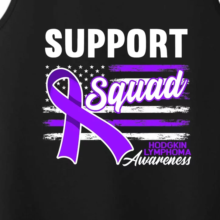 Cancer Awareness I Support Squad I Hodgkin Lymphoma Performance Tank