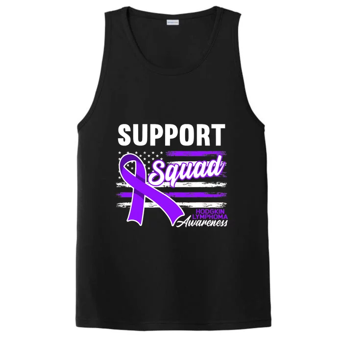 Cancer Awareness I Support Squad I Hodgkin Lymphoma Performance Tank