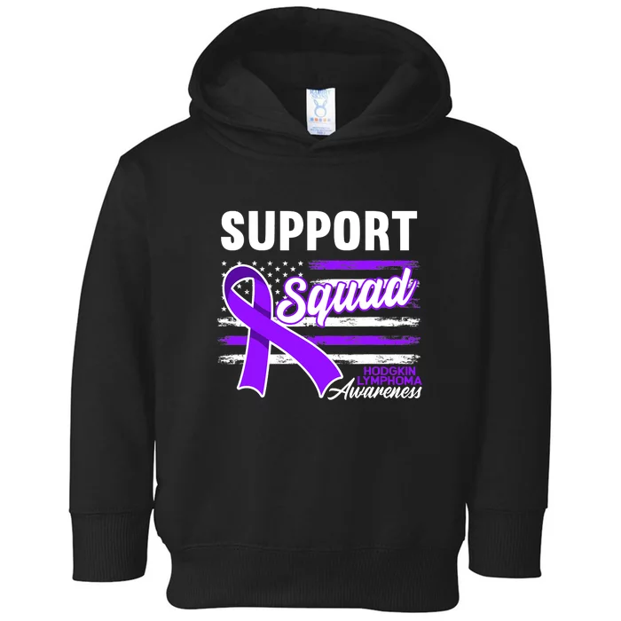 Cancer Awareness I Support Squad I Hodgkin Lymphoma Toddler Hoodie