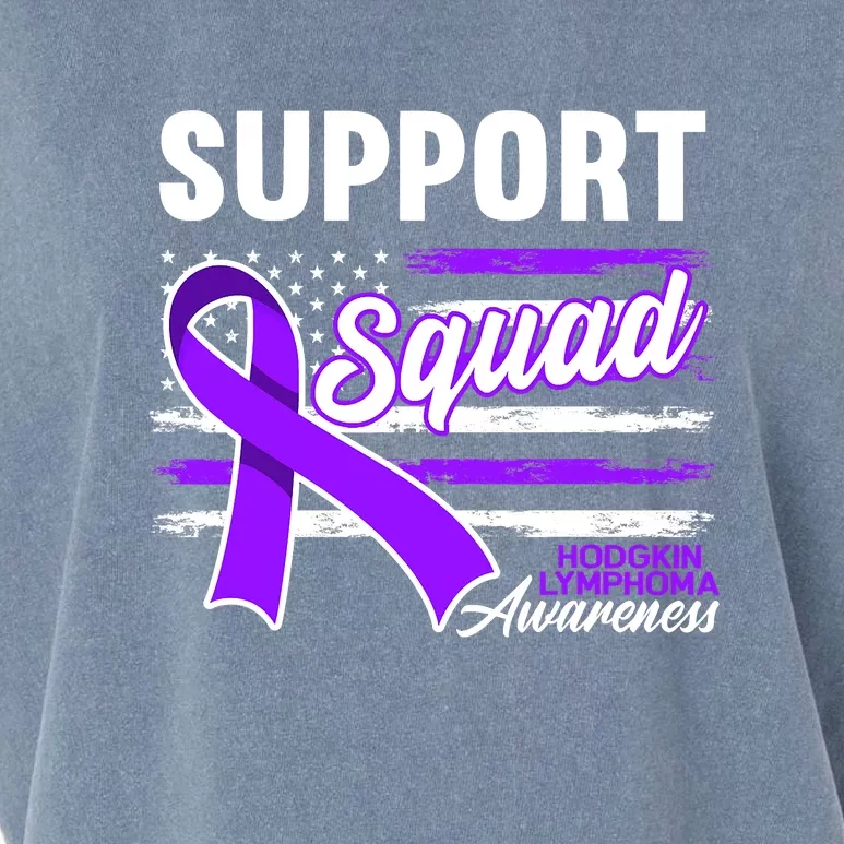 Cancer Awareness I Support Squad I Hodgkin Lymphoma Garment-Dyed Women's Muscle Tee