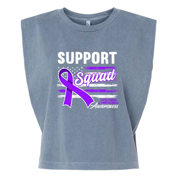 Cancer Awareness I Support Squad I Hodgkin Lymphoma Garment-Dyed Women's Muscle Tee