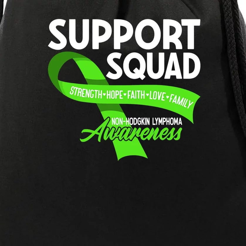 Cancer Awareness I Support Squad NonHodgkin Lymphoma Drawstring Bag