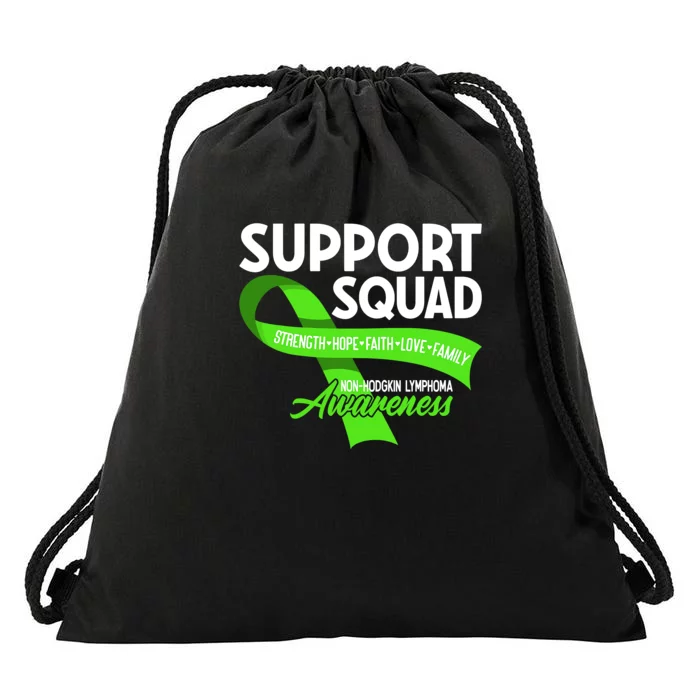 Cancer Awareness I Support Squad NonHodgkin Lymphoma Drawstring Bag