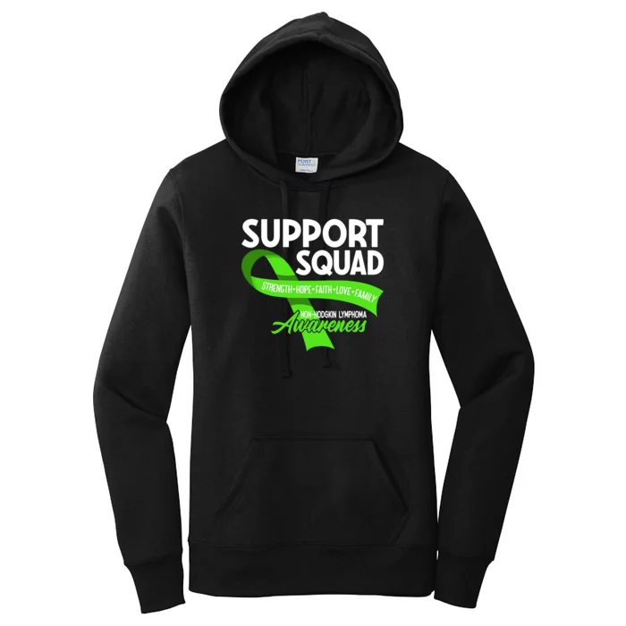 Cancer Awareness I Support Squad NonHodgkin Lymphoma Women's Pullover Hoodie