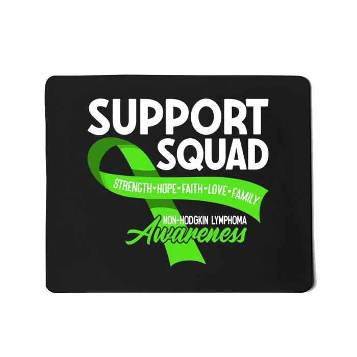 Cancer Awareness I Support Squad NonHodgkin Lymphoma Mousepad