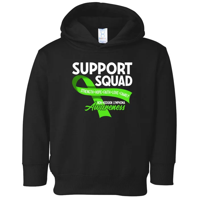 Cancer Awareness I Support Squad NonHodgkin Lymphoma Toddler Hoodie