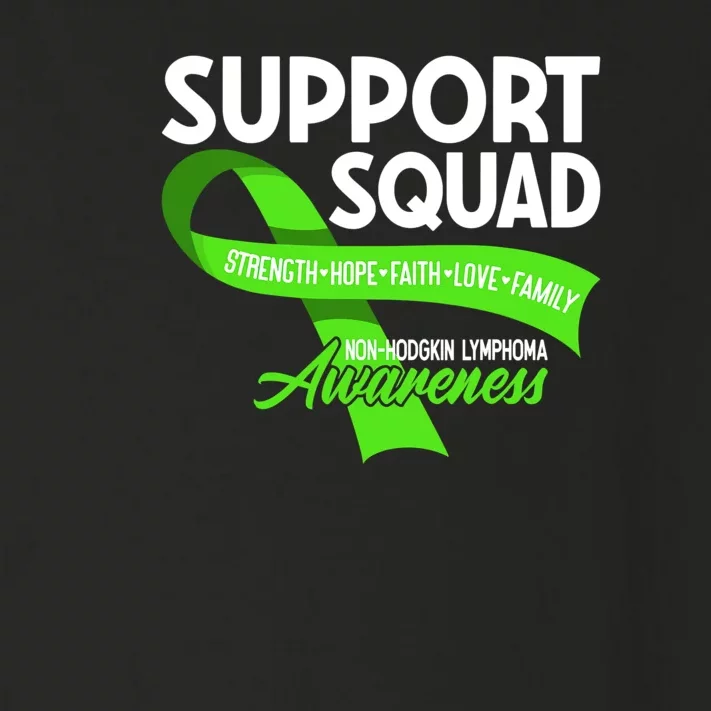 Cancer Awareness I Support Squad NonHodgkin Lymphoma Toddler Long Sleeve Shirt