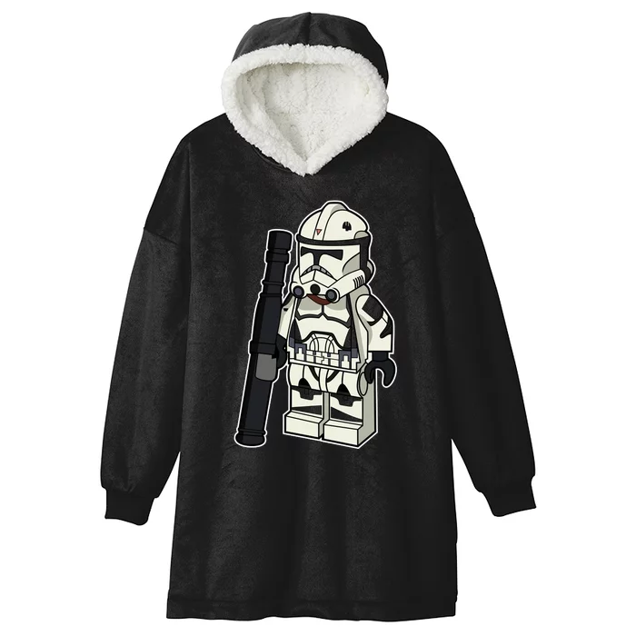 Clone Army Illustration Hooded Wearable Blanket