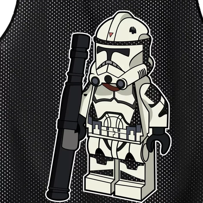 Clone Army Illustration Mesh Reversible Basketball Jersey Tank