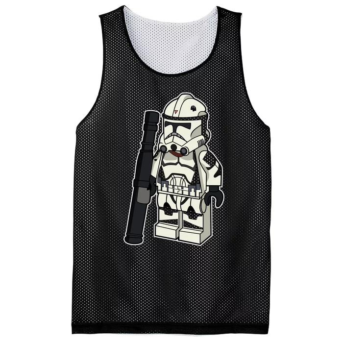 Clone Army Illustration Mesh Reversible Basketball Jersey Tank