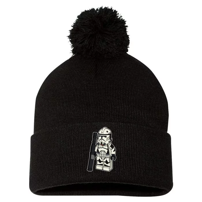 Clone Army Illustration Pom Pom 12in Knit Beanie