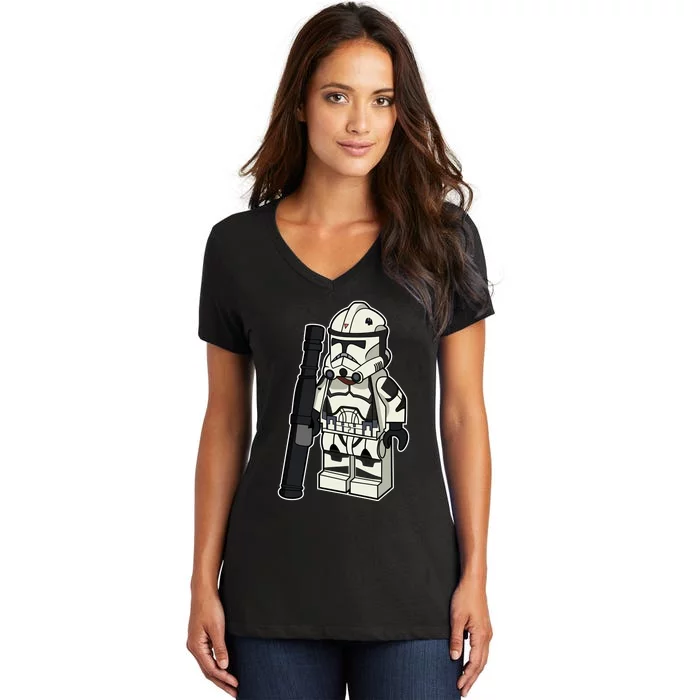 Clone Army Illustration Women's V-Neck T-Shirt