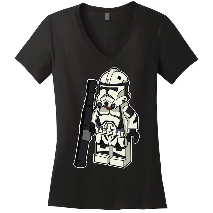 Clone Army Illustration Women's V-Neck T-Shirt