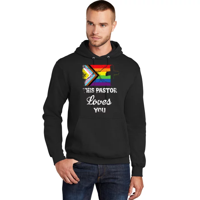 Christian Ally Inclusive Pride Clergy This Pastor Loves You Hoodie