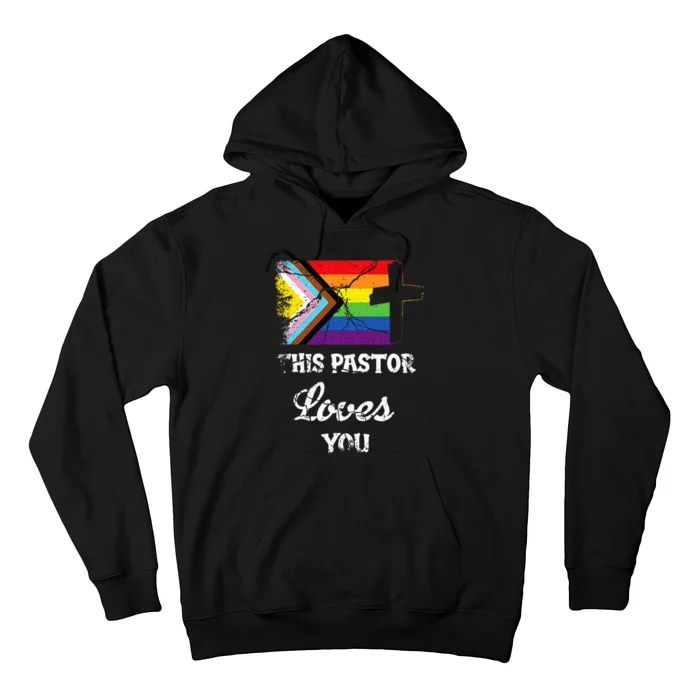 Christian Ally Inclusive Pride Clergy This Pastor Loves You Hoodie