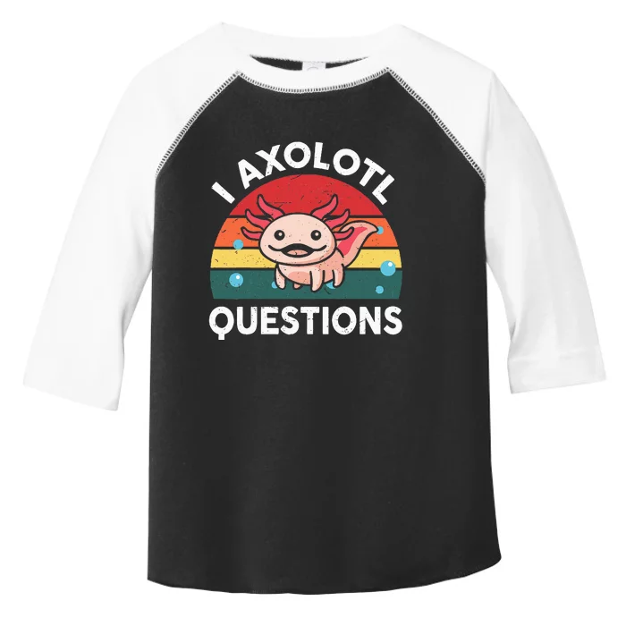 Cute Axolotlshirt I Axolotl Question Toddler Fine Jersey T-Shirt