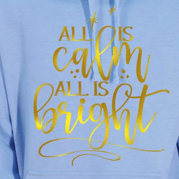 Christmas All Is Calm All Is Bright Unisex Surf Hoodie