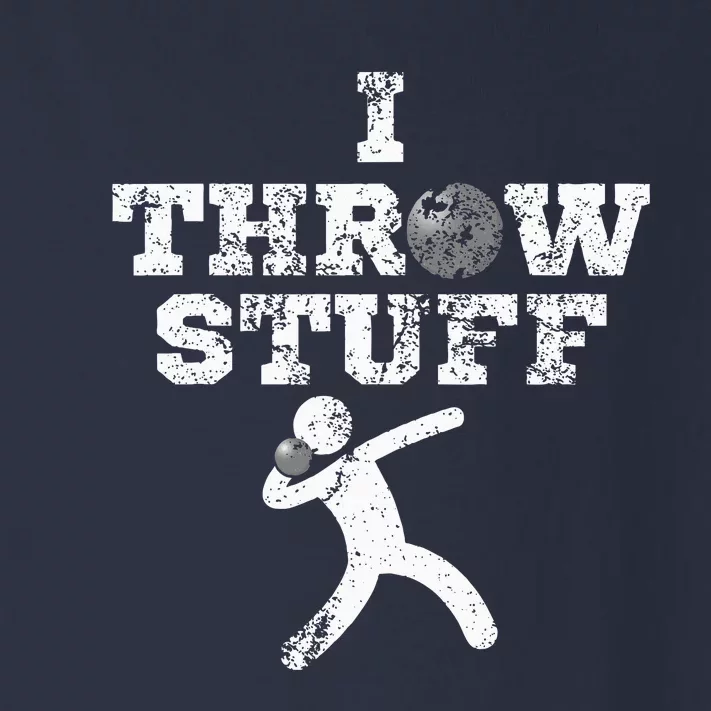 Classic Aged I Throw Stuff Shot Put Athlete Throwing Toddler Long Sleeve Shirt