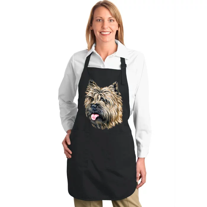 Cairn Terrier Full-Length Apron With Pocket