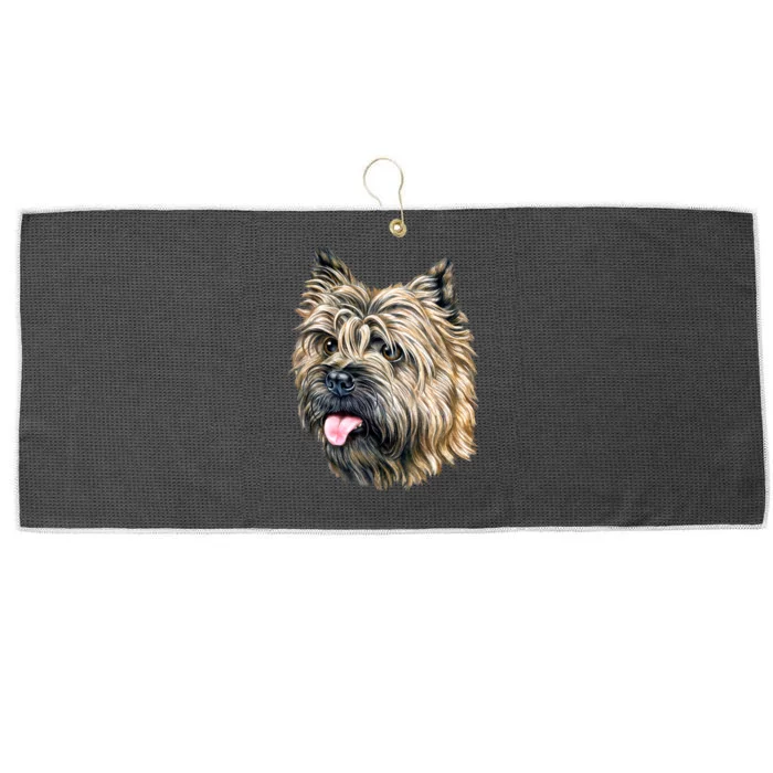 Cairn Terrier Large Microfiber Waffle Golf Towel