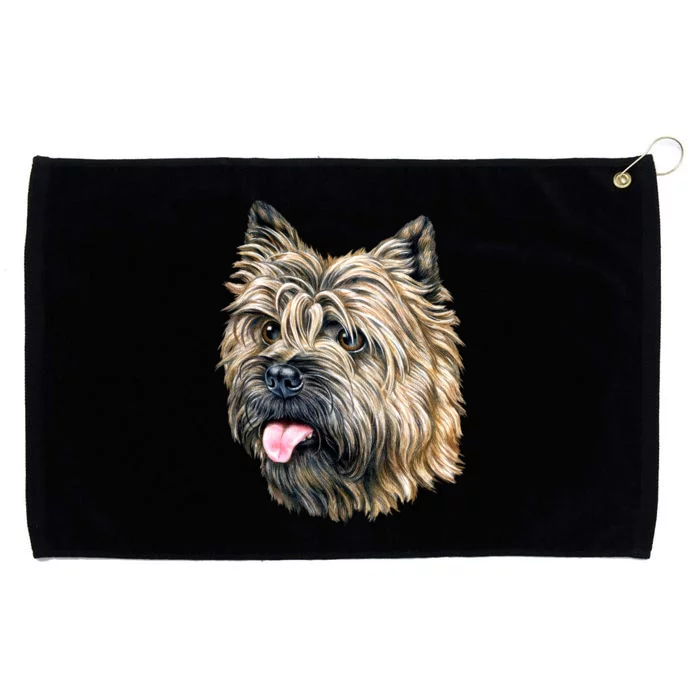 Cairn Terrier Grommeted Golf Towel