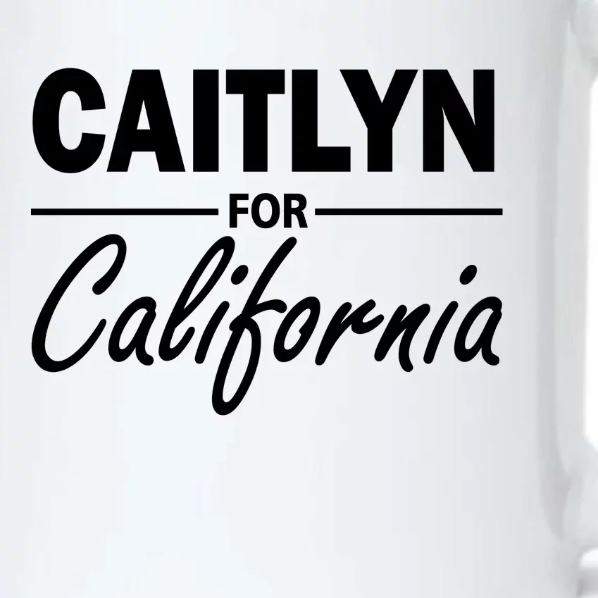 Caitlyn For California Black Color Changing Mug